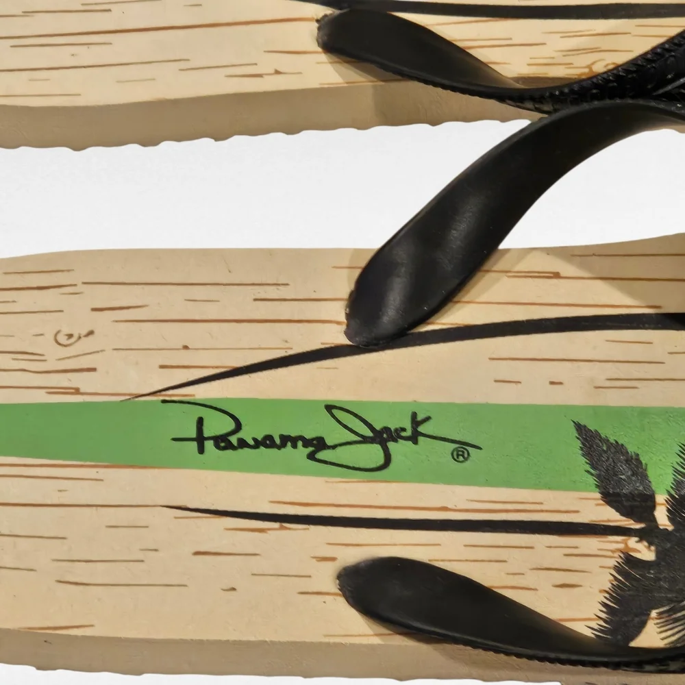 Panama Jack Palm Tree Flip Flops Size 7 /8